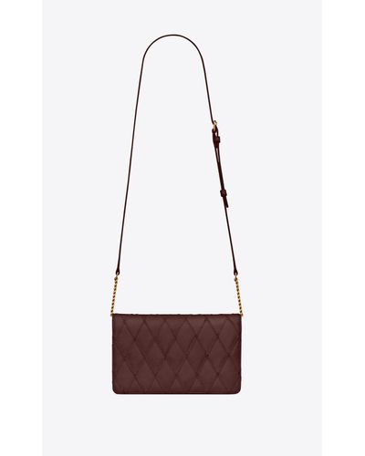 ysl angie chain bolsa in quilted lambskin