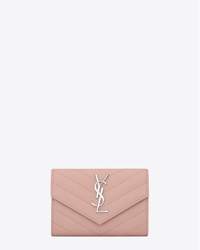 ysl monogram small wallet