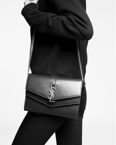 saint laurent sulpice chain wallet