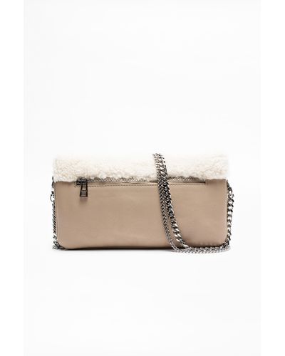 pochette rock shearling