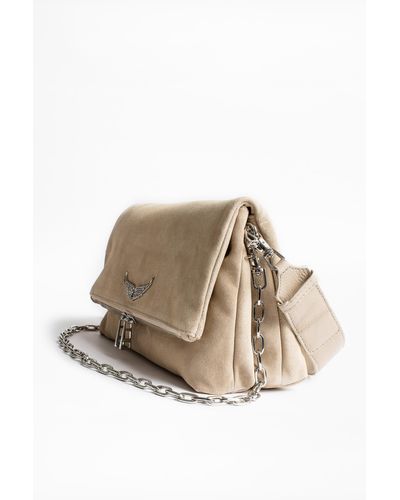 zadig and voltaire rocky suede bolsa