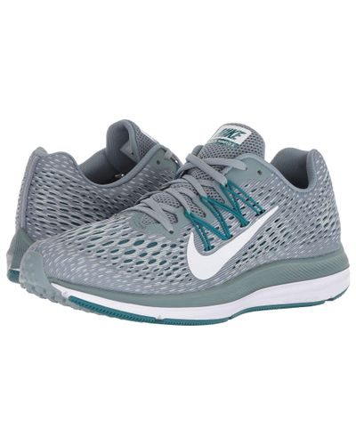 Nike Rubber Air Zoom Winflo 5 (aviator Grey/white/geode Teal) Women's  Running Shoes in Gray | Lyst