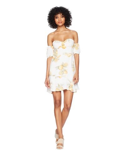For Love Lemons Lemonade Mini Dress Lemon Dress In Yellow Lyst