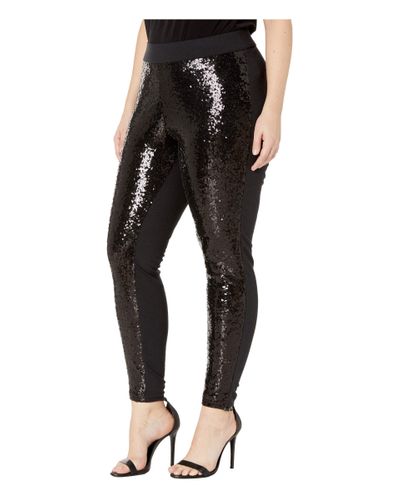 plus size sequin leggings