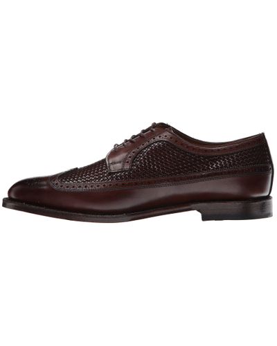 Allen Edmonds Leather Leiden (dark Chili Weave/dark Chili Burnished Calf)  Men's Shoes for Men | Lyst