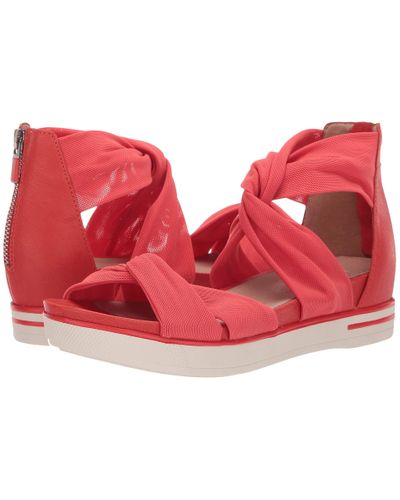 eileen fisher red sandals