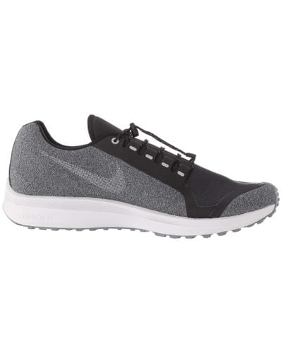 Nike Rubber Air Zoom Winflo 5 Run Shield (black/metallic Silver/cool Grey)  Men's Running Shoes for Men | Lyst