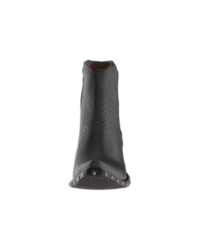 Ariat Leather Fenix (chic Grey/crackled Tan) Cowboy Boots in Gray - Lyst