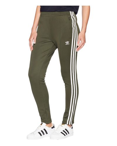 adidas Originals Synthetic Superstar Track Pants in Night Cargo (Green) -  Lyst