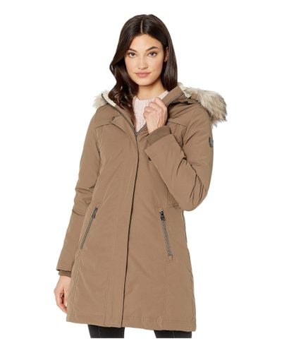 Vince Camuto Hooded Heavyweight Down, Hooded Faux Fur Coat Vince Camuto