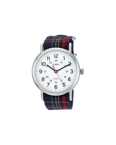 timex plaid watch