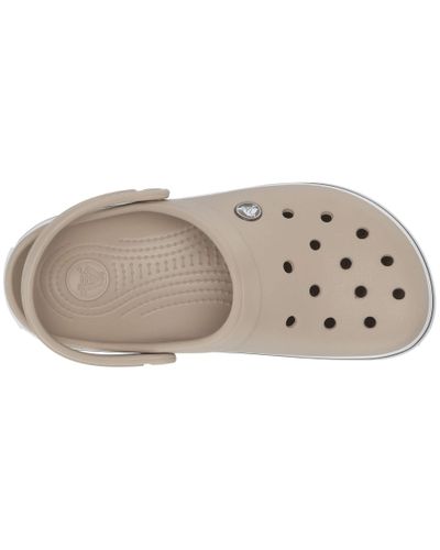 light grey crocs women's
