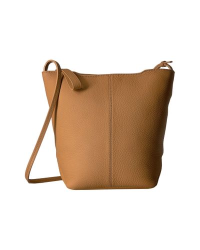 Ecco Denim Jilin Bucket Bag in Brown - Lyst