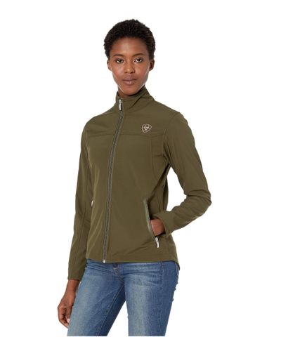 ariat softshell jacket brown, great 