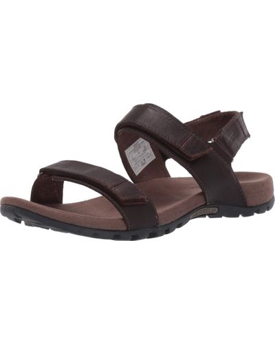 Merrell Sandspur Backstrap Leather Slipper in Brown for Men - Lyst