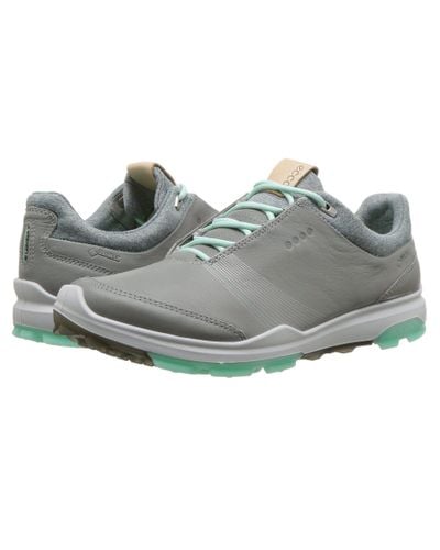 Råd hente Skære Ecco Leather Biom Hybrid 3 Gtx (white/teaberry) Women's Golf Shoes in Gray  - Lyst
