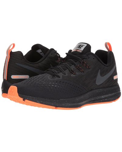 Nike Rubber Air Zoom Winflo 4 Shield in Black/Anthracite/Anthracite (Black)  for Men - Lyst