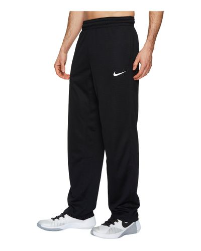 Nike Synthetic Dry Rivalry Knit Basketball Pant (black/white) Men's Casual Pants for Men - Lyst