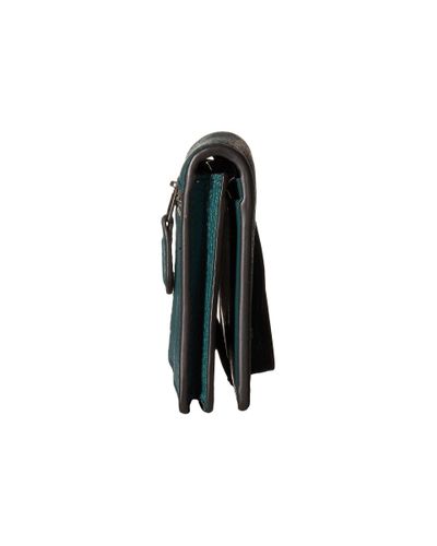 coach pebble leather wallet