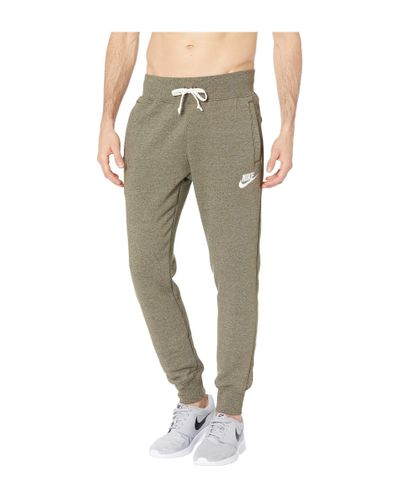 men's nike olive green joggers