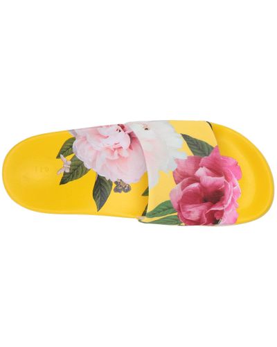 ted baker yellow sliders
