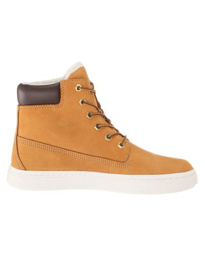 Timberland Londyn Warm Lined 6 (wheat Nubuck) Women's Lace-up Boots - Lyst