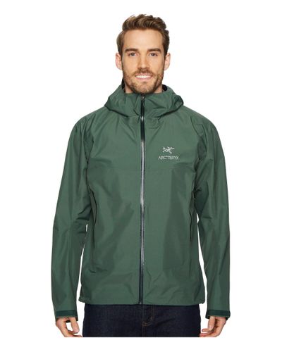 green arcteryx jacket