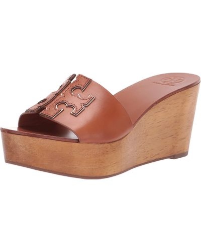 tory burch ines 80mm wedge slide sandals