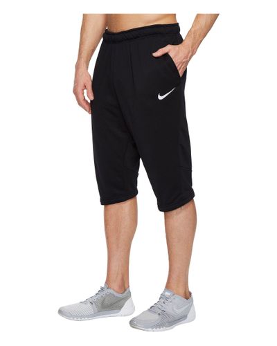 nike training dry fleece shorts