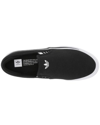 adidas Originals Canvas Sabalo Slip in Black for Men | Lyst