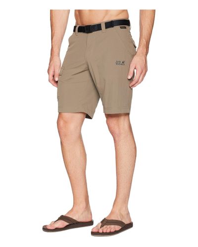 Jack Wolfskin Synthetic Hoggar Shorts in Natural for Men - Lyst