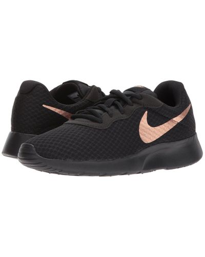 Nike Synthetic Tanjun (black/metallic Red Bronze) Women's Running Shoes -  Lyst