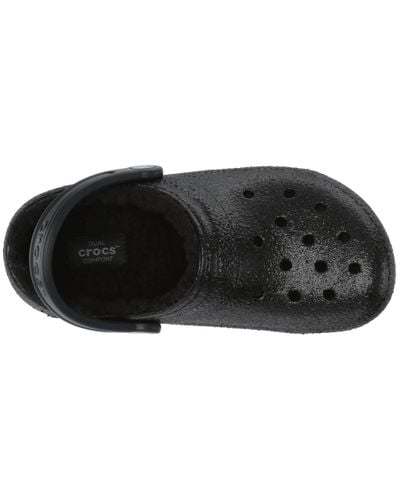 classic glitter lined clog