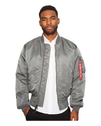 gray flight jacket