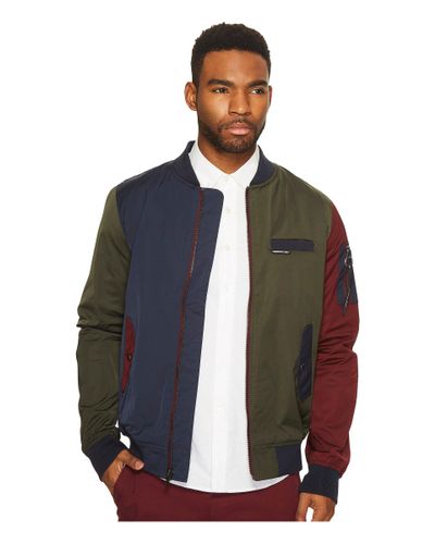 members only long bomber jacket