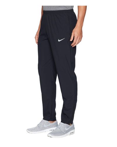 Nike Run Pants in Black for Men - Lyst