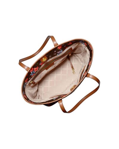 Michael michael kors carter signature open tote deals