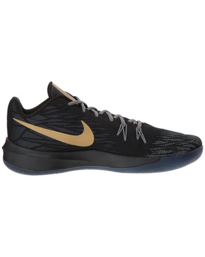 nike zoom evidence ii black gold