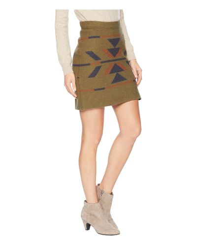 Toad&Co Wool Merritt Sweater Skirt (heather Grey) Women's Skirt in Green - Lyst