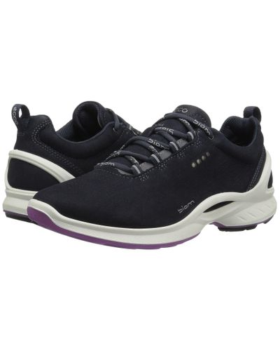 Ecco Leather Biom Fjuel (navy Yak Nubuck) Women's Lace Up Casual Shoes in  Blue - Lyst