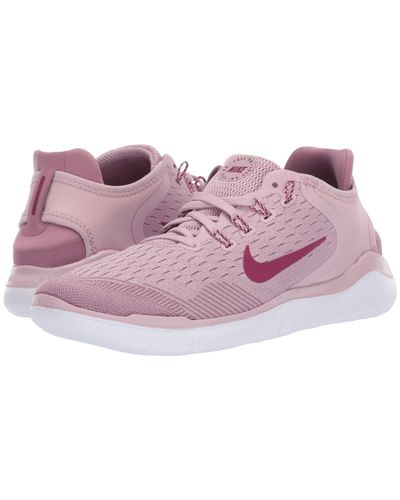 nike free rn 2018 plum chalk