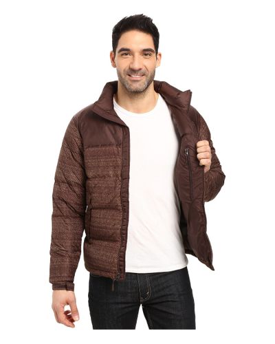 The North Face Goose Nuptse Jacket In Brown For Men Lyst