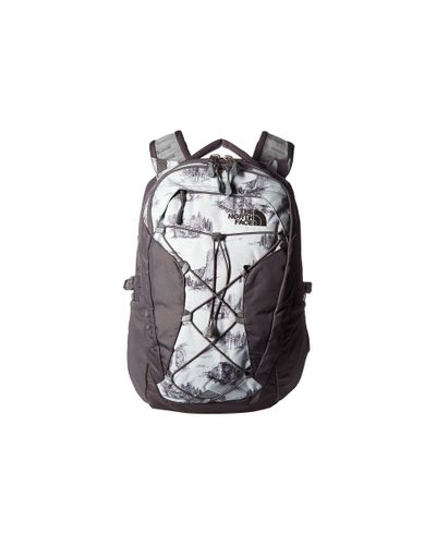north face backpack light blue