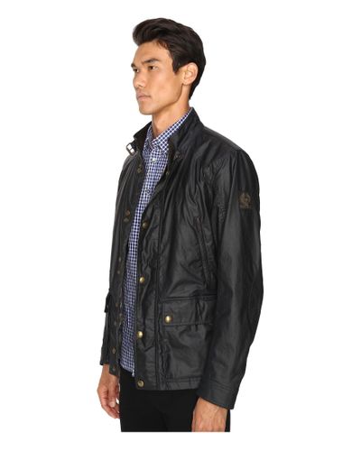 Belstaff New Tourmaster Signature 6oz. Waxed Cotton Jacket in Navy (Blue)  for Men - Lyst