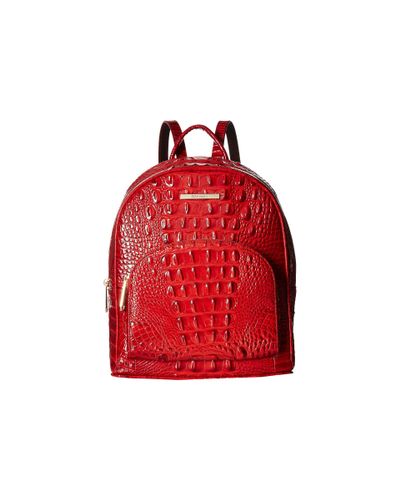 red brahmin backpack