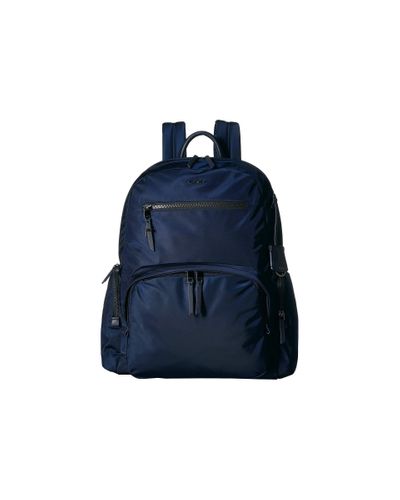 tumi black voyageur carson backpack