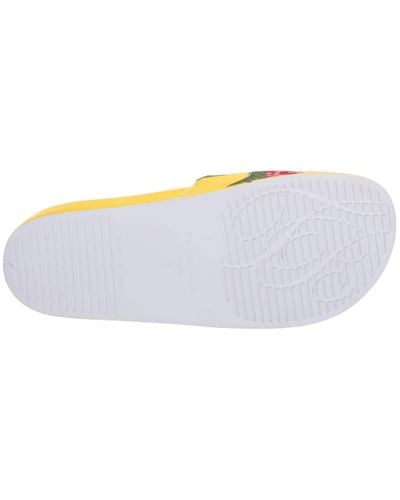 ted baker yellow sliders