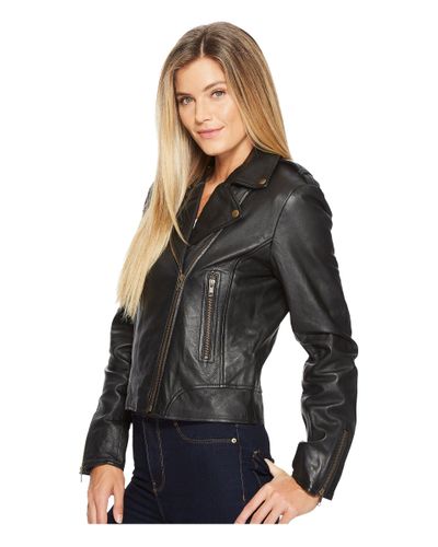 concealed carry leather bomber jacket