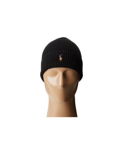 Polo ralph lauren signature merino cuffed beanie Clearance