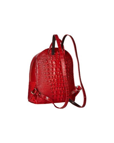 red brahmin backpack